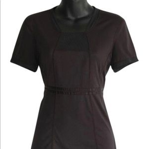 Lululemon Black Sleeve Silverescent Activewear Top